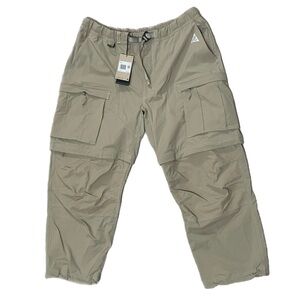 Nike ACG Smith Summit Convertable Cargo Pants Khaki Size XXL FN0428-247